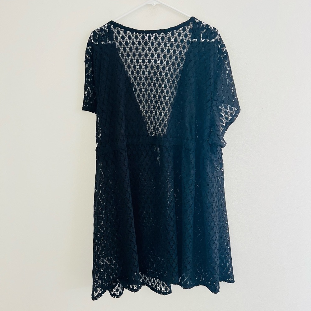 Avenue Black Crochet Swim Coverup - Picture 6 of 6